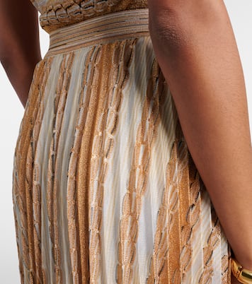 Midirock aus Häkelstrick | Missoni