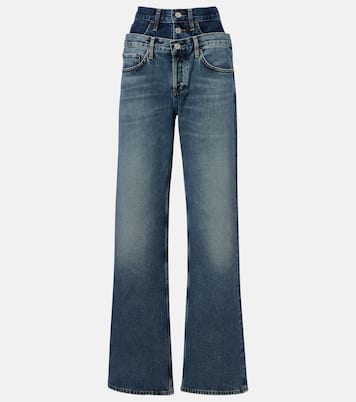 Elson high-rise wide-leg jeans | Agolde