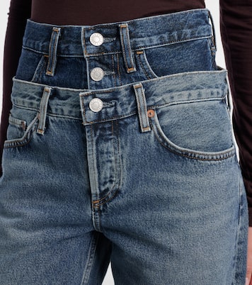 Elson high-rise wide-leg jeans | Agolde