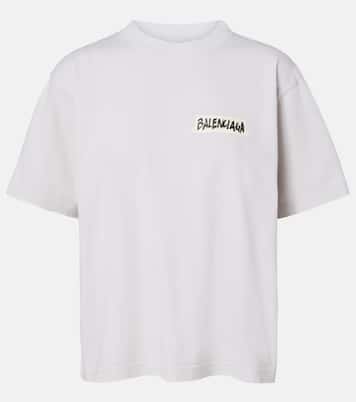Logo cotton jersey T-shirt  | Balenciaga