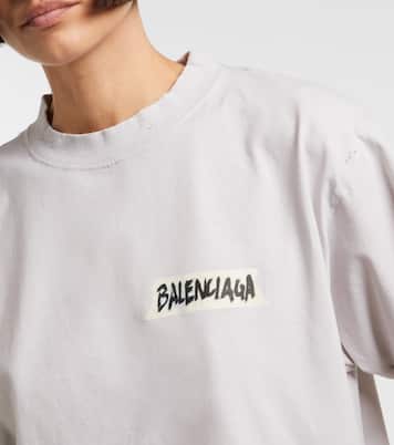 Logo cotton jersey T-shirt  | Balenciaga