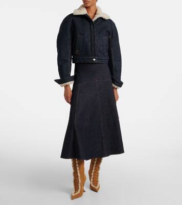 Botas altas Nina 105 de ante con borrego | Paris Texas