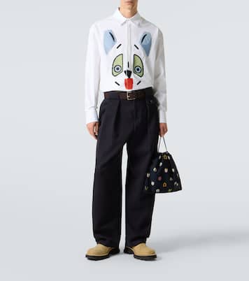 x Louis Wain cotton Oxford shirt | Loewe