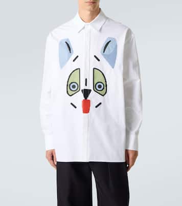 x Louis Wain cotton Oxford shirt | Loewe