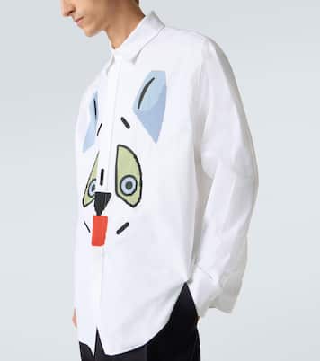 x Louis Wain cotton Oxford shirt | Loewe