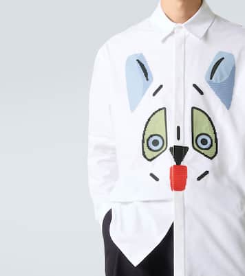 x Louis Wain cotton Oxford shirt | Loewe