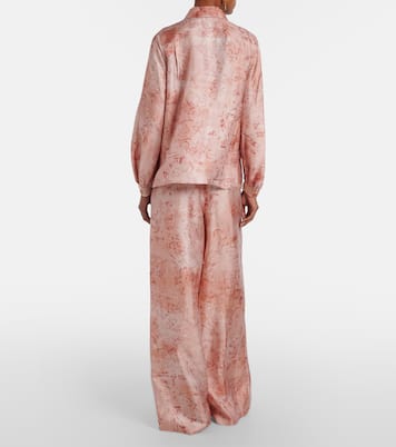 Pantalon ample Zirlo en soie | Max Mara