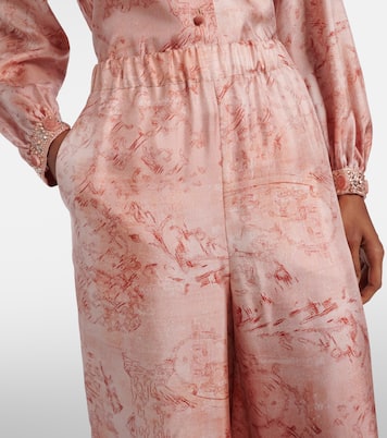 Pantalon ample Zirlo en soie | Max Mara