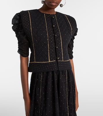 Chaleco acolchado Volana de algodón a lunares | Marant Etoile