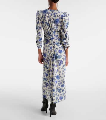 Midikleid Albini aus einem Seidengemisch | Isabel Marant