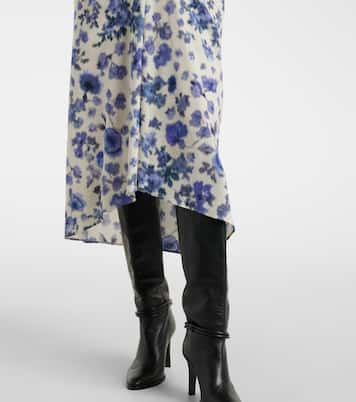Midikleid Albini aus einem Seidengemisch | Isabel Marant