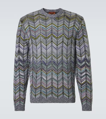 Pullover in cotone a zig-zag | Missoni