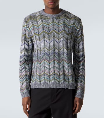 Pullover in cotone a zig-zag | Missoni
