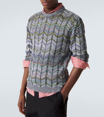 Pullover in cotone a zig-zag | Missoni