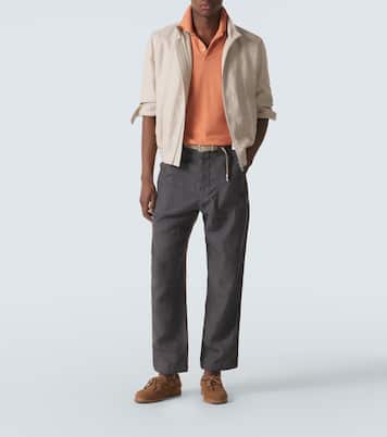 Linen straight pants | Brunello Cucinelli