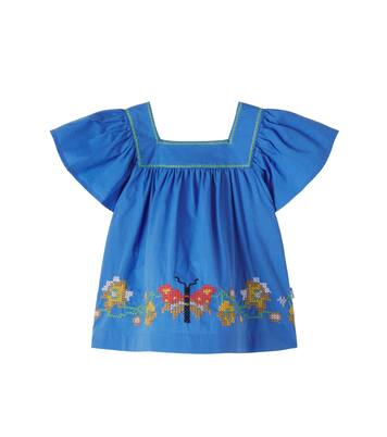 Rosalyn embroidered cotton top | Molo