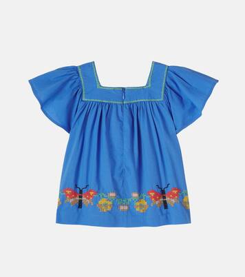 Rosalyn embroidered cotton top | Molo