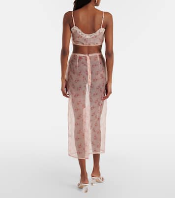 Bedruckter Midirock | Simone Rocha