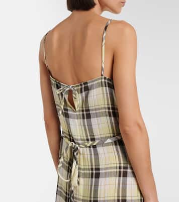 Abito sottoveste Evelyn a quadri | Proenza Schouler