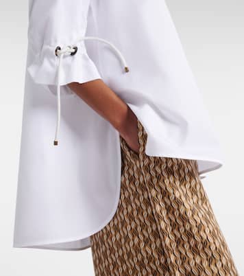 Camicia Adorni oversize in popeline di cotone | Max Mara