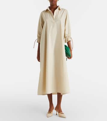 Mules Tapidpla en cuir et daim | Manolo Blahnik