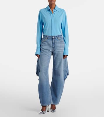 Paneled barrel-leg jeans | Stella McCartney