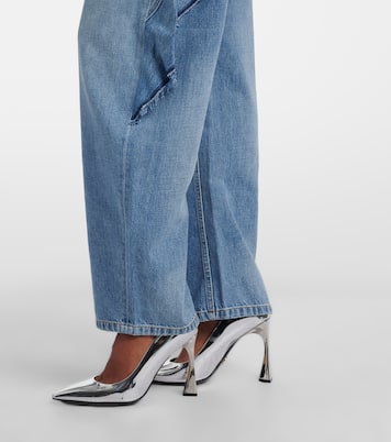 Paneled barrel-leg jeans | Stella McCartney