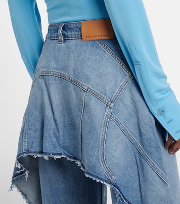 Paneled barrel-leg jeans | Stella McCartney