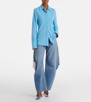 Paneled barrel-leg jeans | Stella McCartney