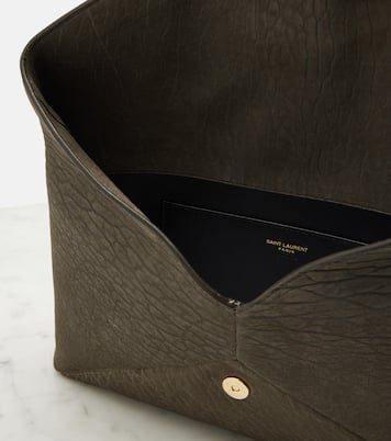 Clutch Cassandre Large aus Leder  | Saint Laurent