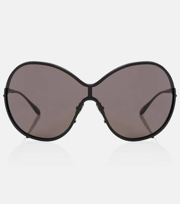 Lettering Logo oversized sunglasses | Alaïa