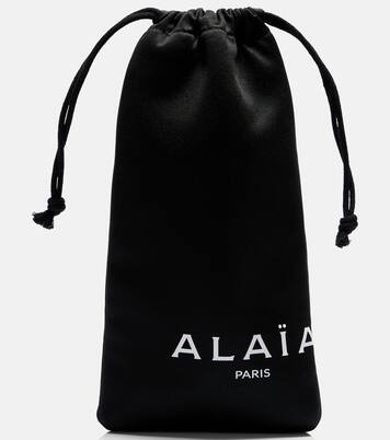Lettering Logo oversized sunglasses | Alaïa