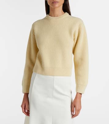 Pull côtelé en laine | Jil Sander