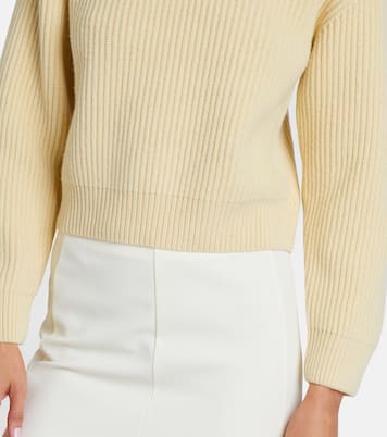 Pull côtelé en laine | Jil Sander