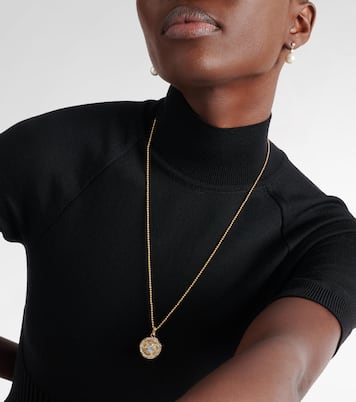 True Love Lovestruck Commitment Medium 18kt gold pendant with diamonds | FoundRae