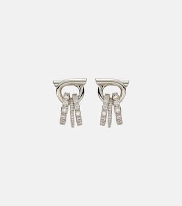 Pendientes Gancini con cristales | Ferragamo