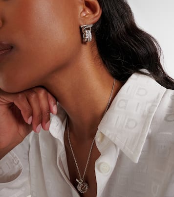 Pendientes Gancini con cristales | Ferragamo