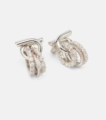 Pendientes Gancini con cristales | Ferragamo