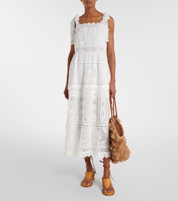 Midikleid Aster mit Spitze | Zimmermann