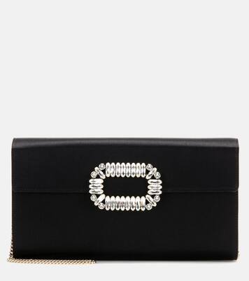 Evening Envelope satin clutch | Roger Vivier