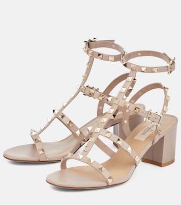 Valentino Garavani Rockstud leather sandals | Valentino Garavani
