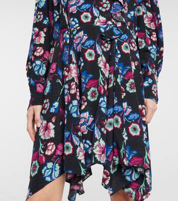 Robe Verikio en soie à fleurs | Isabel Marant
