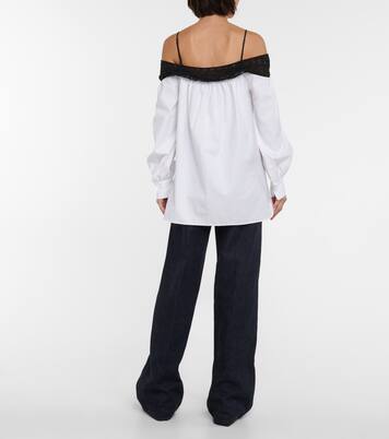 Bluse Augustin mit Spitze | Gabriela Hearst