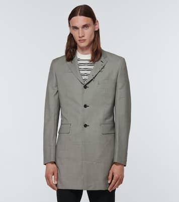 Karierte Jacke aus Wolle | Comme des Garçons Homme Deux