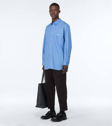 بنطلون من القطن المخلوط بحواف غير محبوكة | Comme des Garçons Shirt
