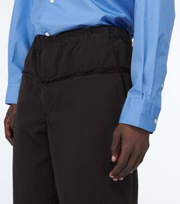 بنطلون من القطن المخلوط بحواف غير محبوكة | Comme des Garçons Shirt