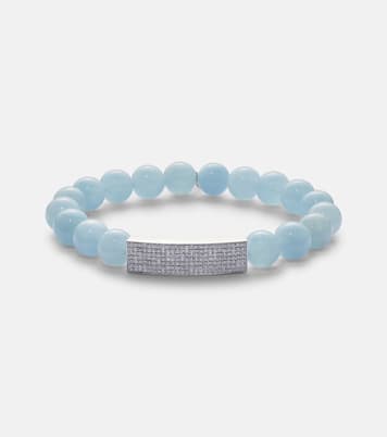 Bracelet en or blanc 14 ct et diamants | Sydney Evan