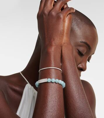 Bracelet en or blanc 14 ct et diamants | Sydney Evan