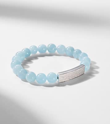 Bracelet en or blanc 14 ct et diamants | Sydney Evan