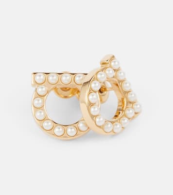 Orecchini Gancio con perle bijoux | Ferragamo